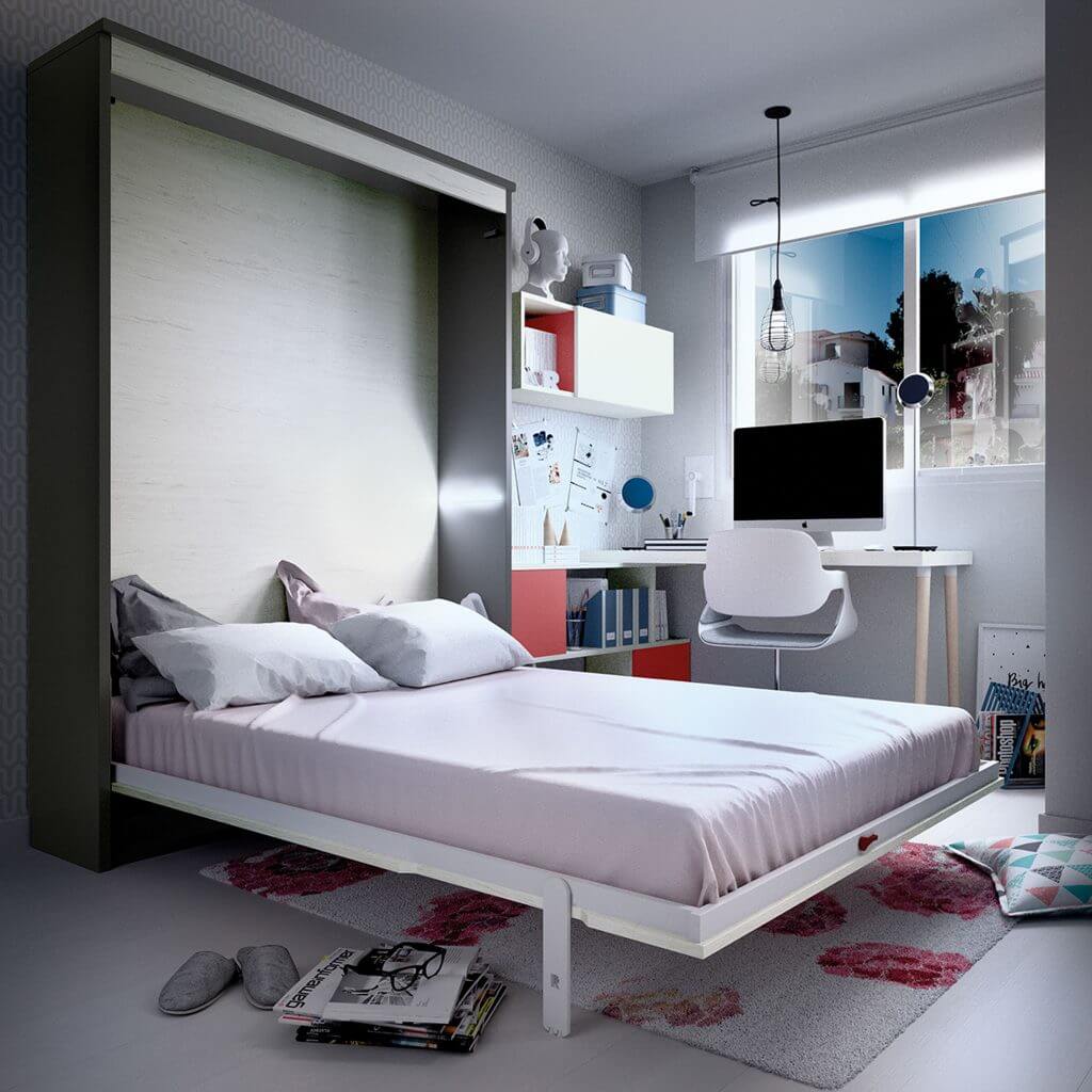 Double wall bed Vertical | BBT Furniture – Space Saving Furniture